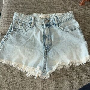 Light Wash Denim Shorts